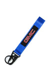 BRAND New JDM GMC Blue Racing Keychain Metal key Ring Hook Strap Lanyard Universal