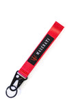 BRAND New JDM Maserati Red Racing Keychain Metal key Ring Hook Strap Lanyard Universal