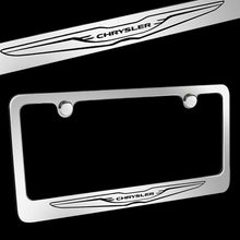 Load image into Gallery viewer, Brand New 1PCS Chrysler Chrome Plated Brass License Plate Frame Officially Licensed