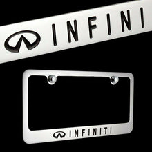 Load image into Gallery viewer, Brand New 1PCS INFINITI Chrome Plated Brass License Plate Frame Officially Licensed