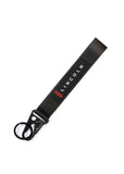 BRAND New JDM Lincoln Black Racing Keychain Metal key Ring Hook Strap Lanyard Universal