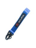 BRAND New JDM ACURA Blue Racing Keychain Metal key Ring Hook Strap Lanyard Universal