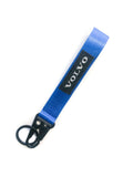 BRAND New JDM VOLVO Blue Racing Keychain Metal key Ring Hook Strap Lanyard Universal