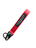 BRAND New JDM CHRYSLER Red Racing Keychain Metal key Ring Hook Strap Lanyard Universal