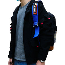 Load image into Gallery viewer, Brand New JDM Nismo Bride Racing Blue Harness Adjustable Shoulder Strap Back Pack