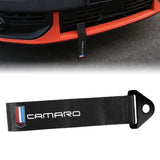 Brand New Camaro Race High Strength Black Tow Towing Strap Hook For Front / REAR BUMPER JDM