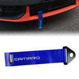 Brand New Camaro Race High Strength Blue Tow Towing Strap Hook For Front / REAR BUMPER JDM