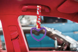 Brand New Heart Purple JDM TSURIKAWA Ring Subway Train Bus Handle Strap Charm Drift