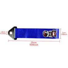 Load image into Gallery viewer, Brand New Mugen Racer High Strength Blue Tow Towing Strap Hook For Front / REAR BUMPER JDM