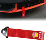 Brand New Domo High Strength Red Tow Towing Strap Hook For Front / REAR BUMPER JDM