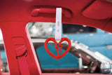 Brand New Broken Heart Red JDM TSURIKAWA Ring Subway Train Bus Handle Strap Charm Drift