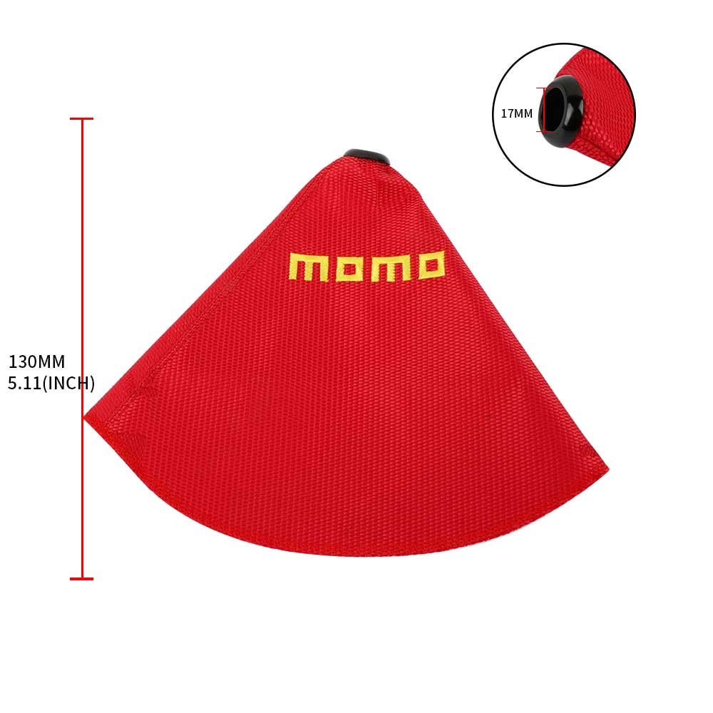 Brand New Momo Red Hyper FABRIC Shift Boot Cover MT/AT Car Universal