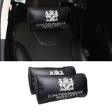 Brand New 2PCS Embroidery JP Junction Produce Vip Car Neck Rest Pillow Headrest Cushion