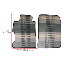 Load image into Gallery viewer, BRAND NEW 2012-2015 Honda Civic Bride Fabric Custom Fit Floor Mats Interior Carpets LHD