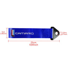 Load image into Gallery viewer, Brand New Camaro Race High Strength Blue Tow Towing Strap Hook For Front / REAR BUMPER JDM