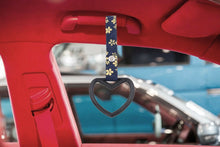 Load image into Gallery viewer, Brand New Heart Black JDM TSURIKAWA Ring Subway Train Bus Handle Strap Charm Drift