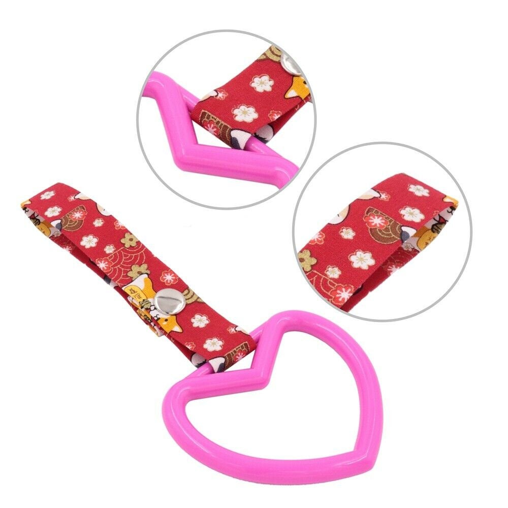 Brand New Heart Pink JDM TSURIKAWA Ring Subway Train Bus Handle Strap Charm Drift