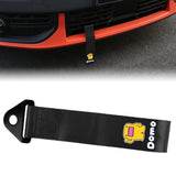 Brand New Domo High Strength Black Tow Towing Strap Hook For Front / REAR BUMPER JDM