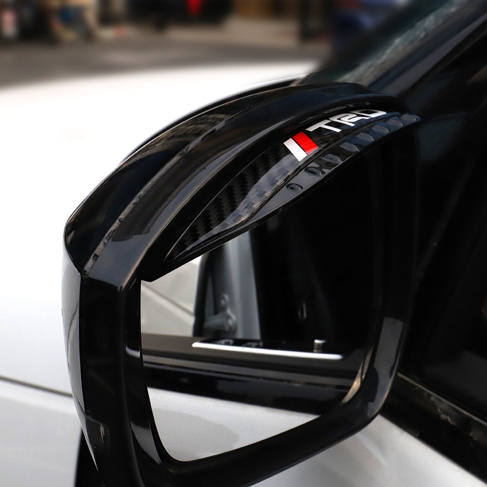 Brand New 2PCS Universal TRD Carbon Fiber Rear View Side Mirror