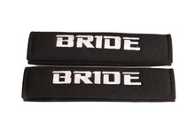 Load image into Gallery viewer, Brand New 2PCS JDM Black Bride Racing Logo Embroidery Seat Belt Cover Shoulder Pads New