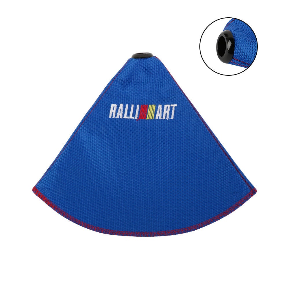 Brand New Ralliart Blue Hyper FABRIC Shift Boot Cover MT/AT Car Universal