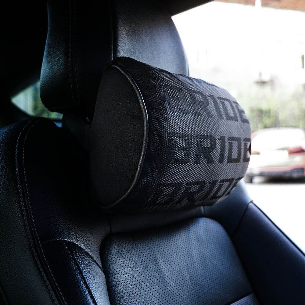 Brand New 1PCS JDM Bride Black Gradation Neck Headrest pillow Fabric Racing Seat Material NEW