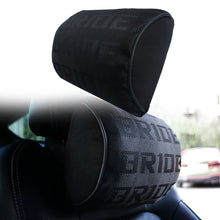 Load image into Gallery viewer, Brand New 1PCS JDM Bride Black Gradation Neck Headrest pillow Fabric Racing Seat Material NEW