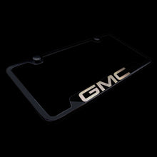 Load image into Gallery viewer, Brand New 1PCS GMC Black Stainless Steel License Plate Frame Officially Licensed