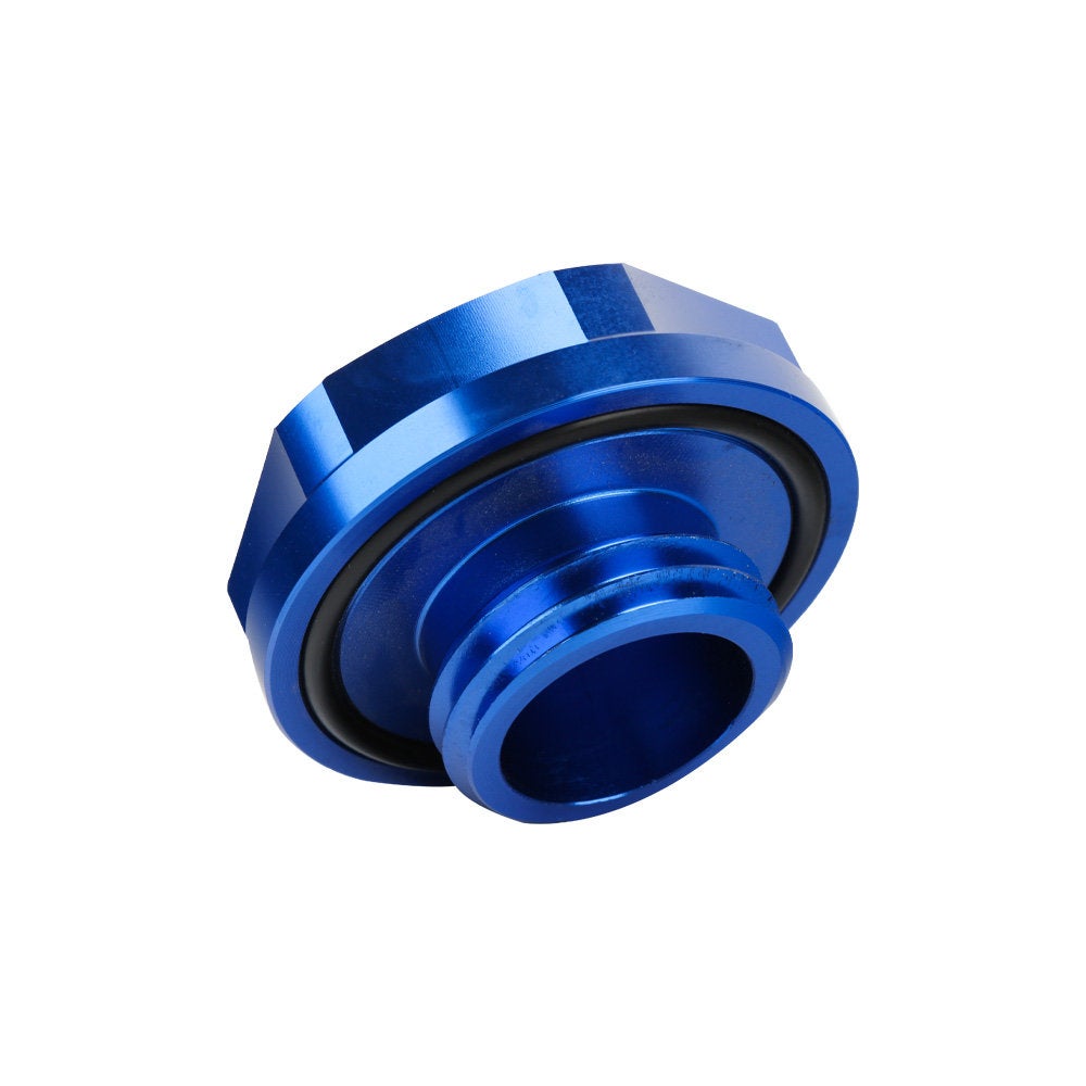 Brand New Jdm Blue Engine Oil Cap With Real Carbon Fiber Mugen Sticker Emblem For Honda / Acura