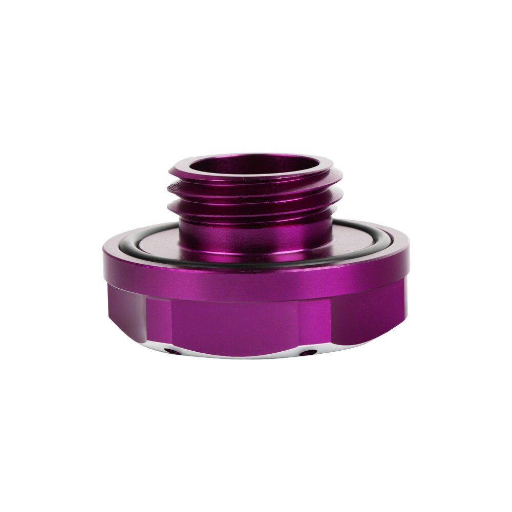 Brand New Jdm Purple Engine Oil Cap With Real Carbon Fiber Spoon Sports Racer Sticker Emblem For Honda / Acura