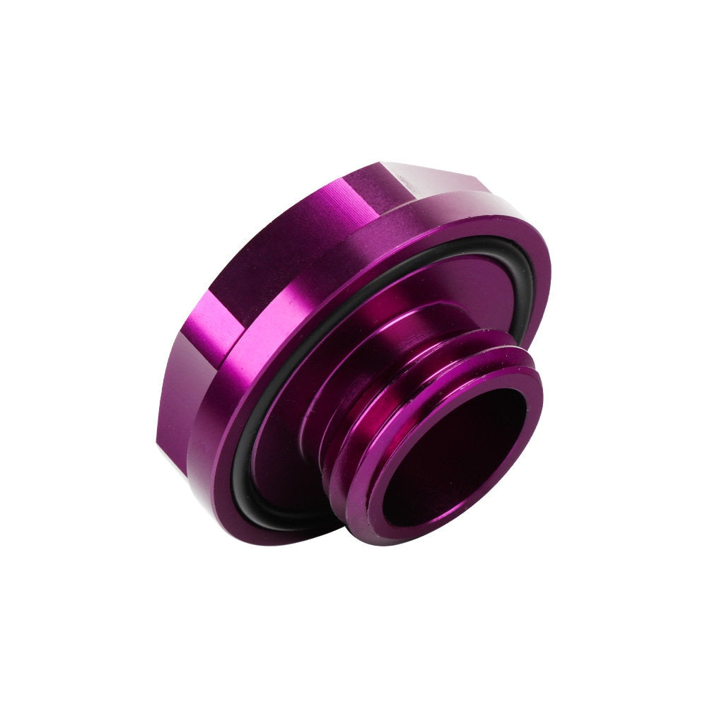 Brand New Jdm Purple Engine Oil Cap With Real Carbon Fiber Nismo Sticker Emblem For Nissan