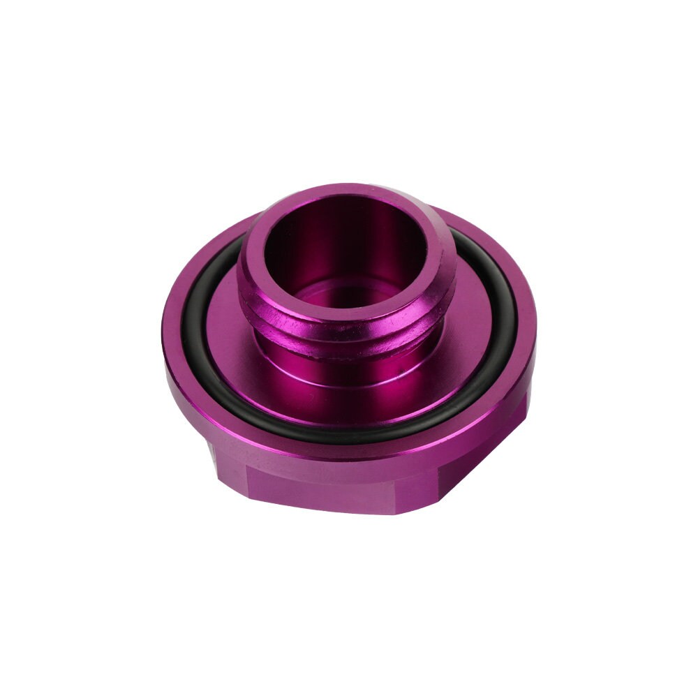 Brand New Jdm Purple Engine Oil Cap With Real Carbon Fiber Spoon Sports Racer Sticker Emblem For Honda / Acura