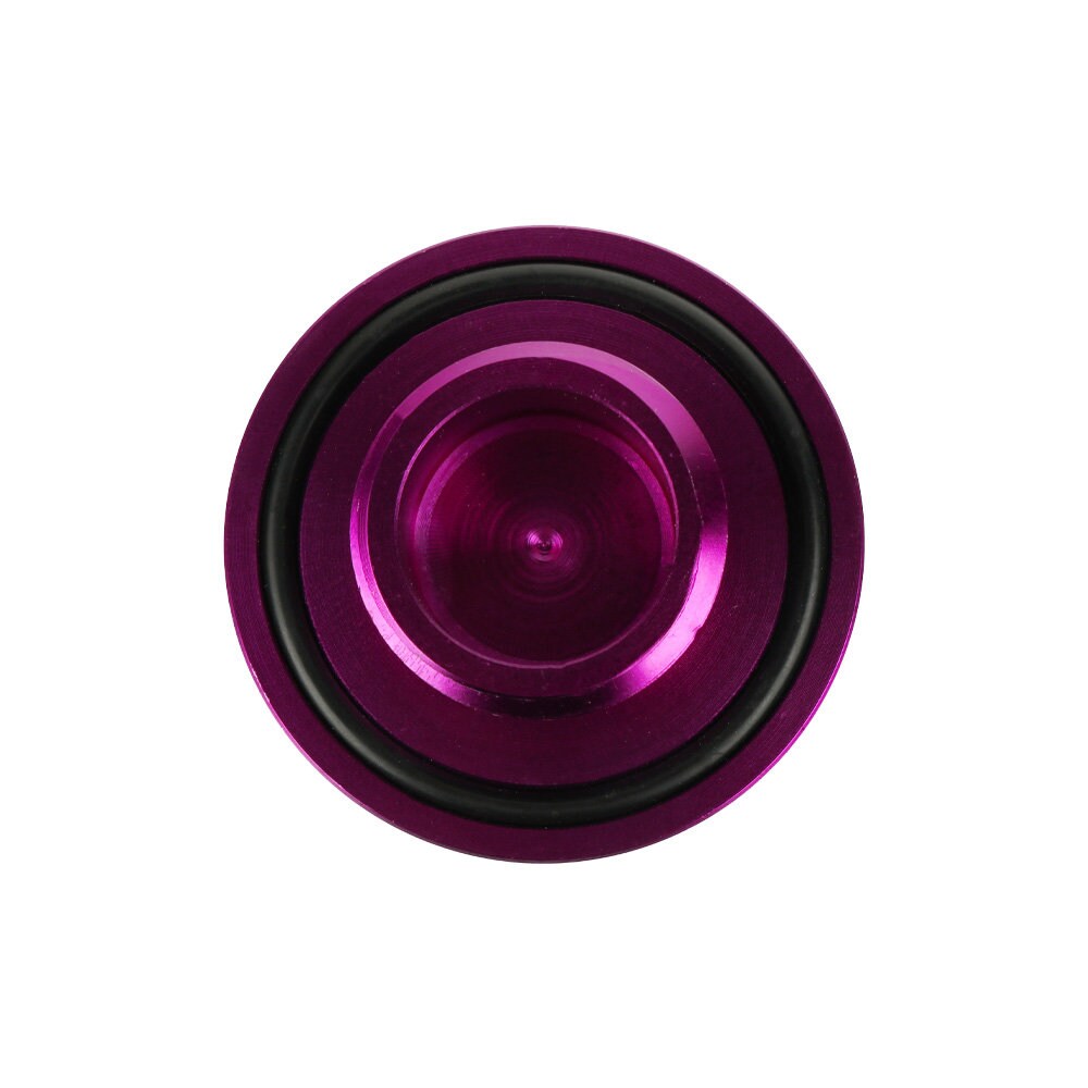 Brand New Jdm Purple Engine Oil Cap With Real Carbon Fiber Spoon Sports Racer Sticker Emblem For Honda / Acura