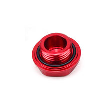 Load image into Gallery viewer, Brand New Jdm TRD Emblem Brushed Red Engine Oil Filler Cap Badge For Toyota