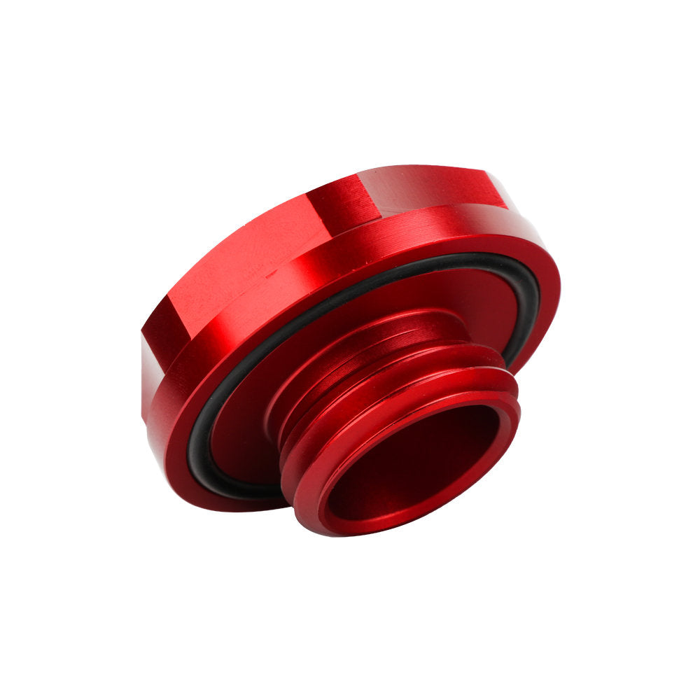 Brand New Jdm Red Engine Oil Cap With Real Carbon Fiber Mugen Racer Sticker Emblem For Honda / Acura