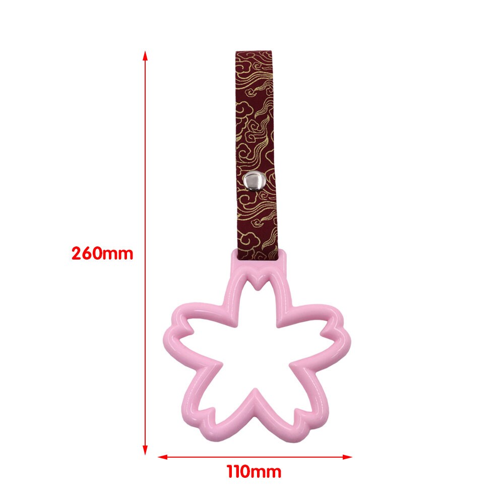 Brand New Flower Pink JDM TSURIKAWA Ring Subway Train Bus Handle Strap Charm Drift