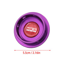 Load image into Gallery viewer, Brand New HKS Purple Engine Oil Fuel Filler Cap Billet For Honda / Acura