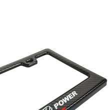 Load image into Gallery viewer, Brand New Universal 100% Real Carbon Fiber Mugen Power License Plate Frame - 1PCS