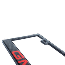 Load image into Gallery viewer, Brand New Universal 100% Real Carbon Fiber GMC License Plate Frame - 2PCS