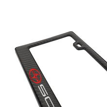 Load image into Gallery viewer, Brand New Universal 100% Real Carbon Fiber Scion License Plate Frame - 2PCS