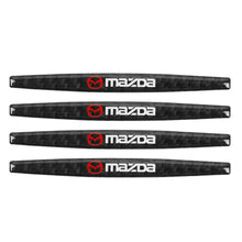 Load image into Gallery viewer, Brand New 4PCS Mazda Real Carbon Fiber Anti Scratch Badge Car Door Handle Cover Trim