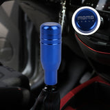 Brand New 1PCS Momo Blue Aluminum Universal Automatic Car Gear Shift Knob Lever Shifter M8 M10 M12