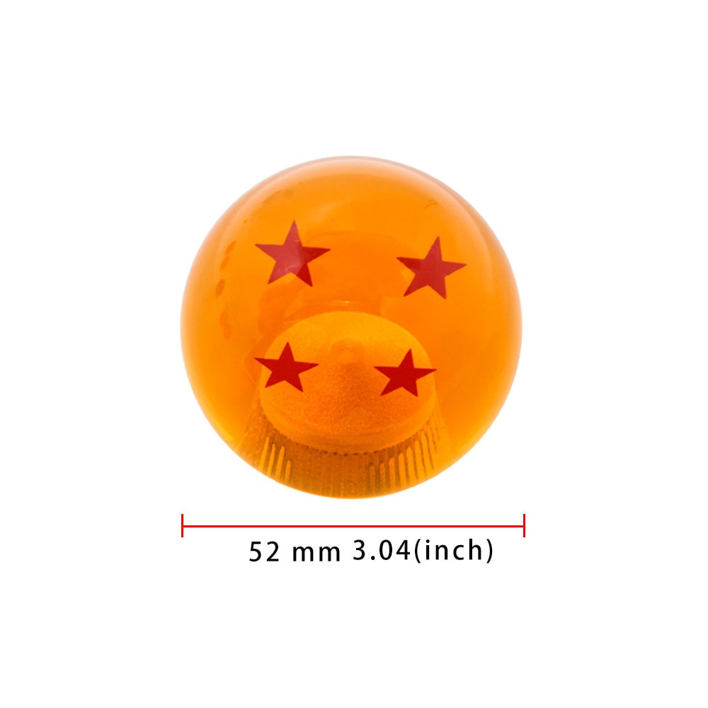 Brand New 4 Star Orange Dragon ball Z Custom 54mm Shift Knob M8x1.25 M10x1.5 M10x1.25 M12x1.25