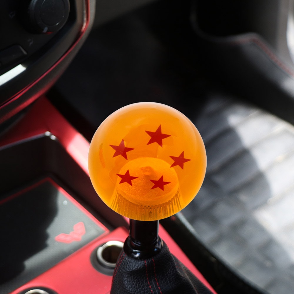 Brand New 5 Star Orange Dragon ball Z Custom 54mm Shift Knob M8x1.25 M10x1.5 M10x1.25 M12x1.25