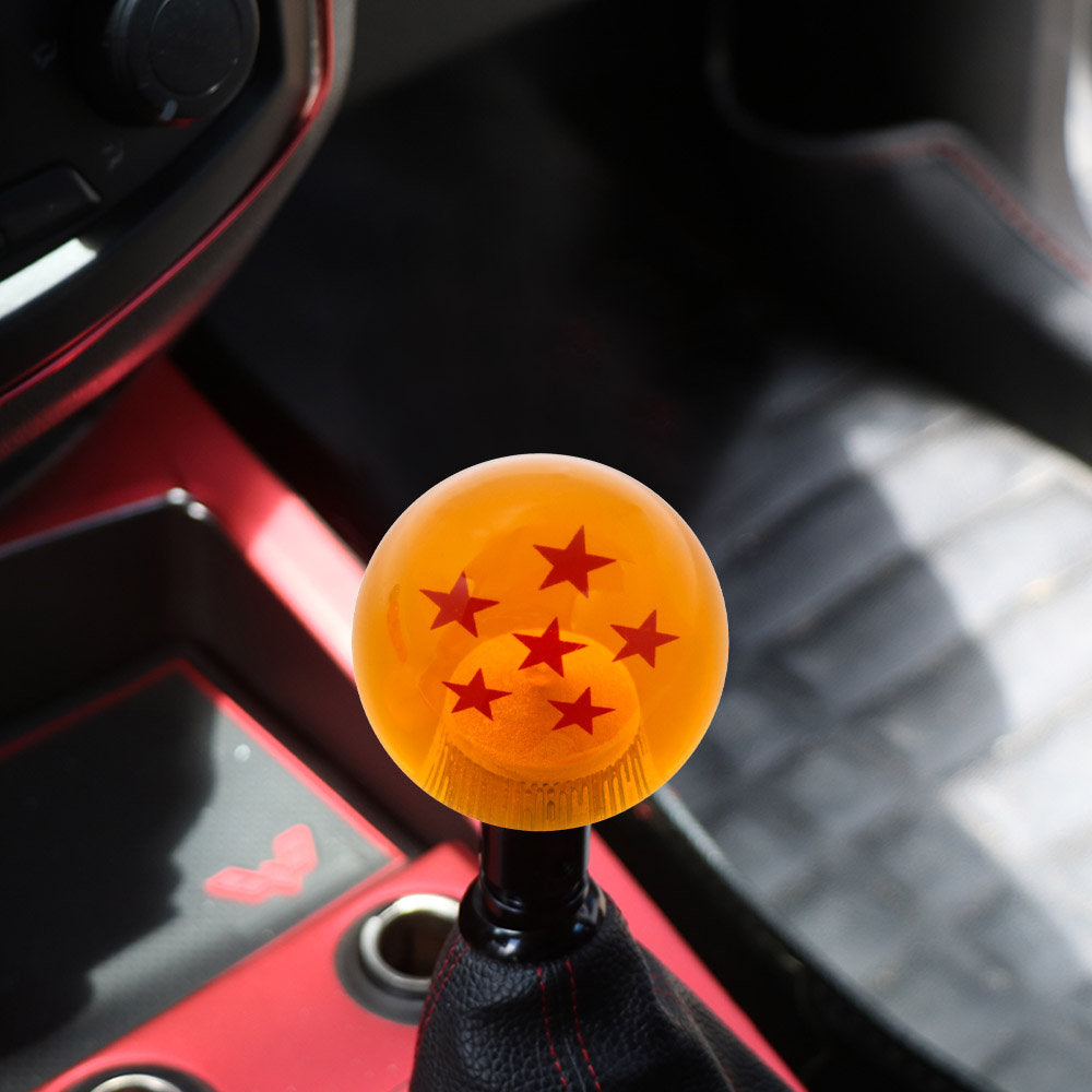 Brand New 6 Star Orange Dragon ball Z Custom 54mm Shift Knob M8x1.25 M10x1.5 M10x1.25 M12x1.25