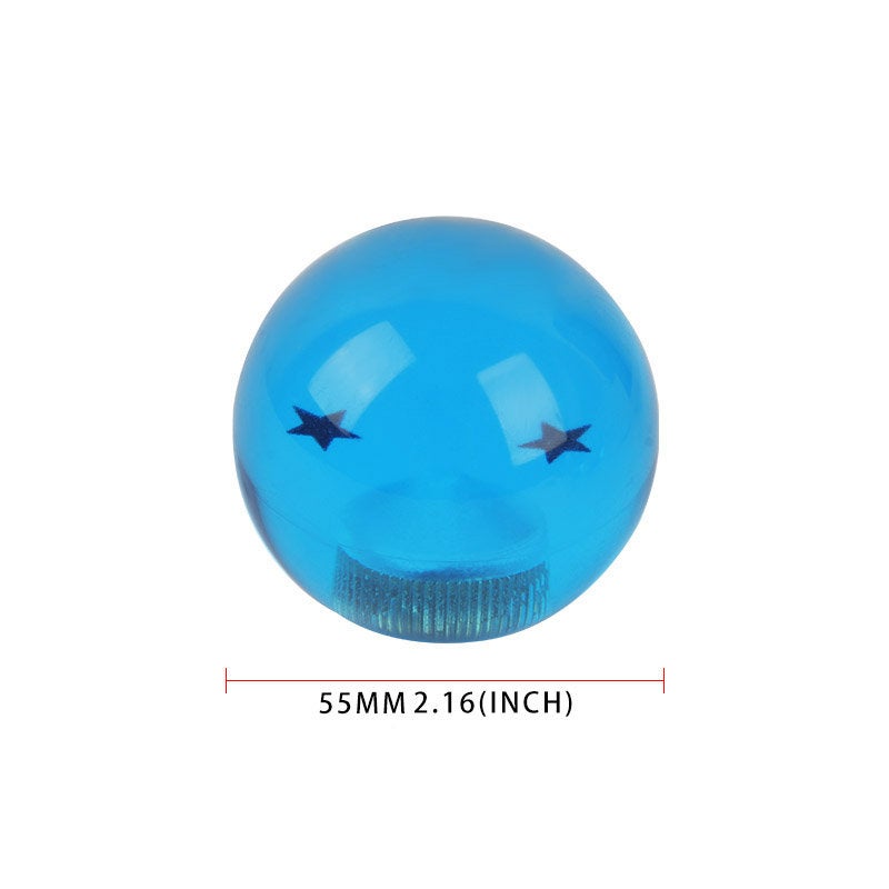 Brand New 2 Star Blue Dragon ball Z Custom 54mm Shift Knob M8x1.25 M10x1.5 M10x1.25 M12x1.25