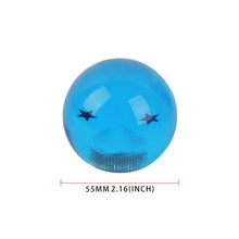 Load image into Gallery viewer, Brand New 2 Star Blue Dragon ball Z Custom 54mm Shift Knob M8x1.25 M10x1.5 M10x1.25 M12x1.25