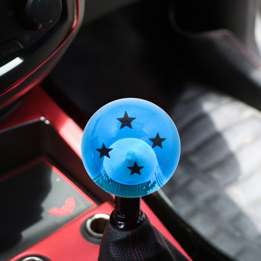 Brand New 4 Star Blue Dragon ball Z Custom 54mm Shift Knob M8x1.25 M10x1.5 M10x1.25 M12x1.25