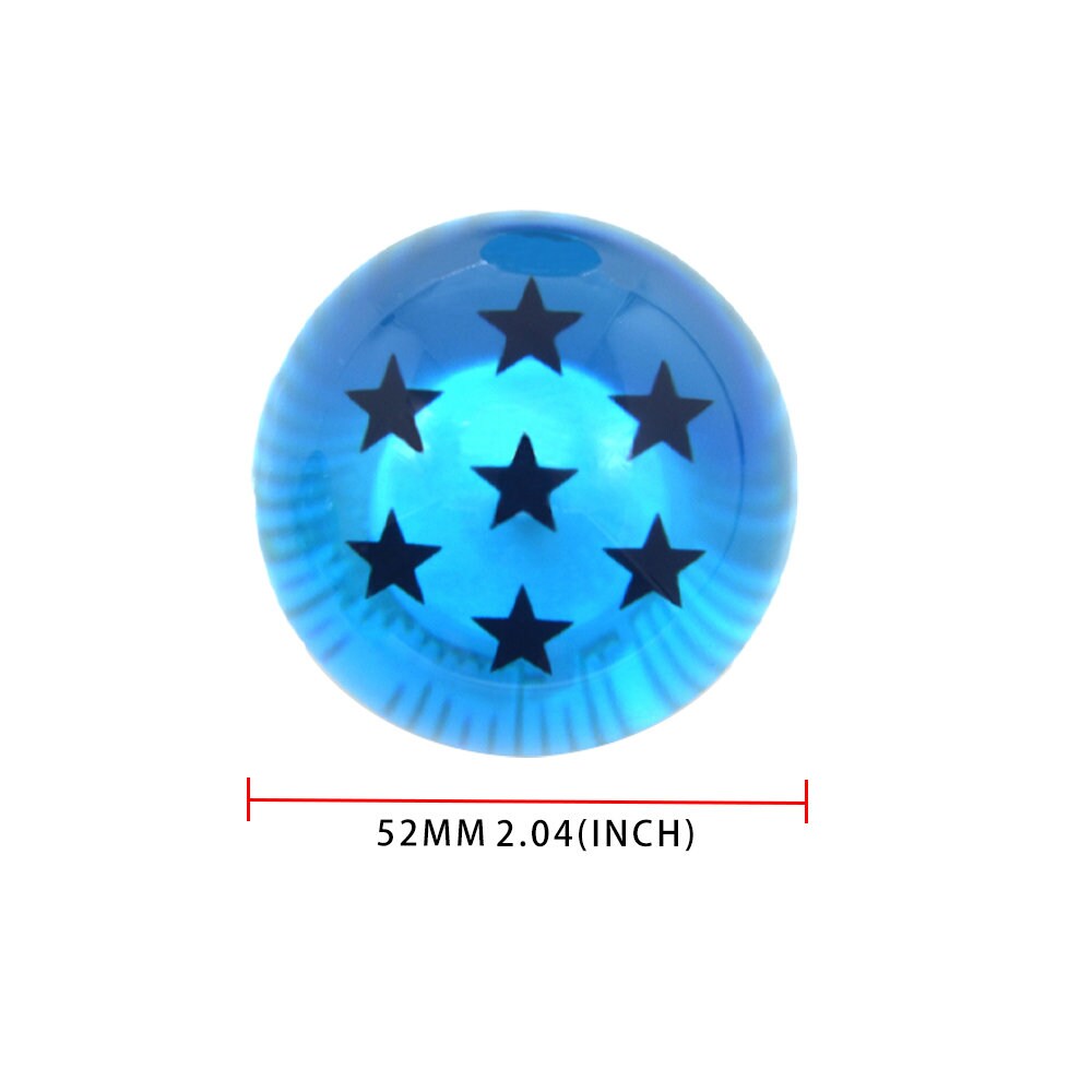 Brand New 7 Star Blue Dragon ball Z Custom 54mm Shift Knob M8x1.25 M10x1.5 M10x1.25 M12x1.25