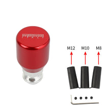 Load image into Gallery viewer, Brand New Racing Universal MOMO Universal Red Gear Shift Knob Metal Shifter Lever Head